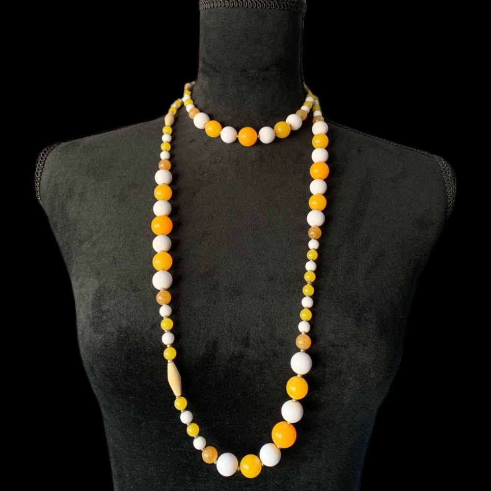 Vintage Joan Rivers Opera Length Beaded Necklace